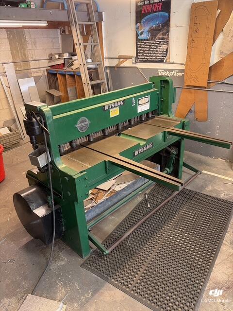 New Wave Fabrications, 625 Industrial Ave, Boynton Beach: Wysong power squaring shear