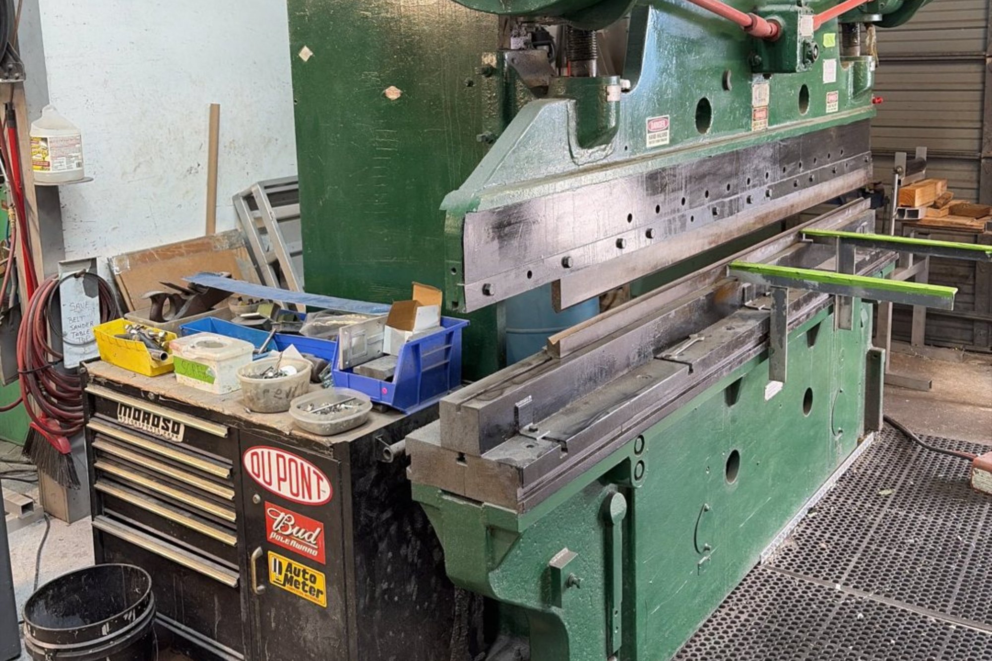 New Wave Fabrications, 625 Industrial Ave, Boynton Beach: British Clearing mechanical press brake